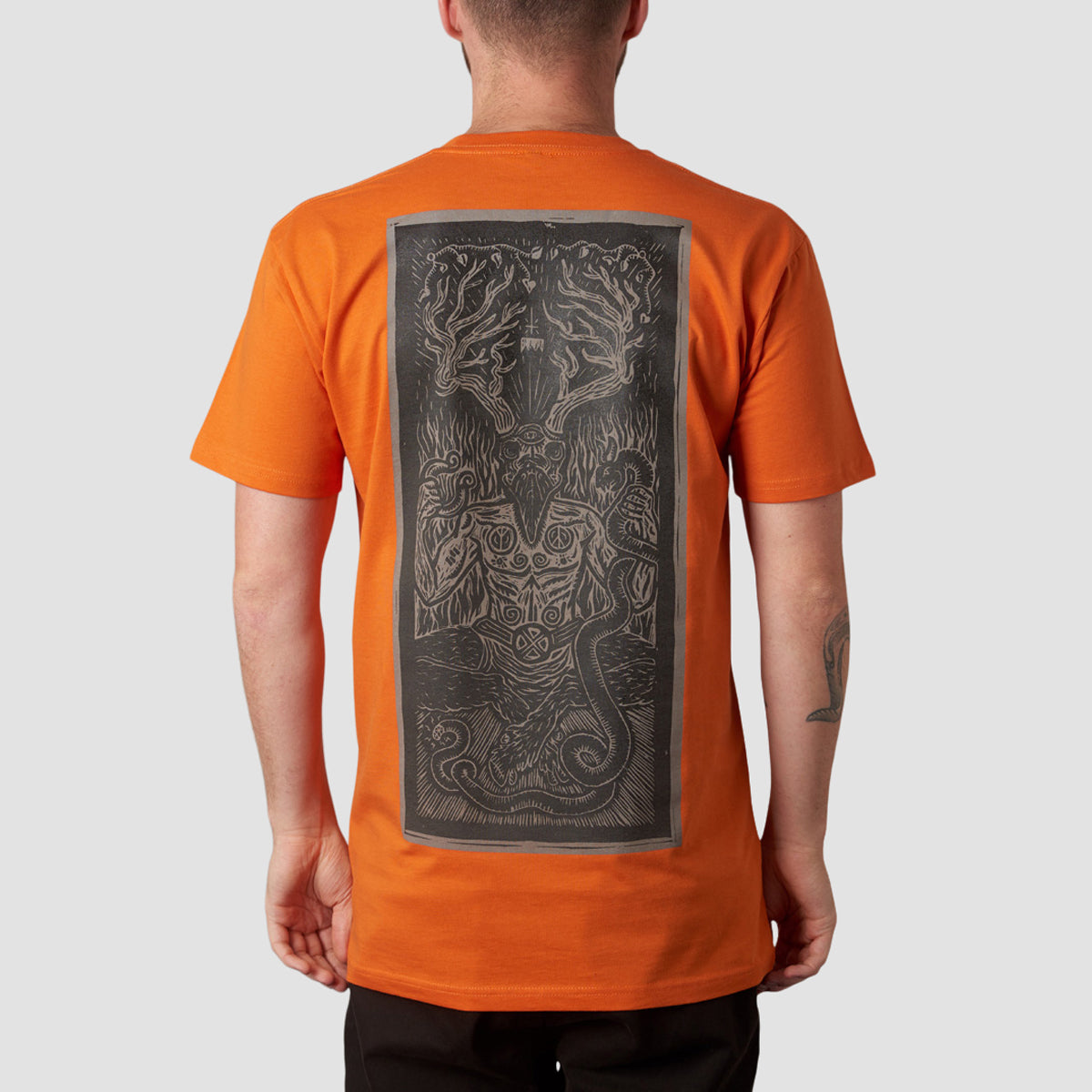 Heathen Ceronnous T-Shirt Orange