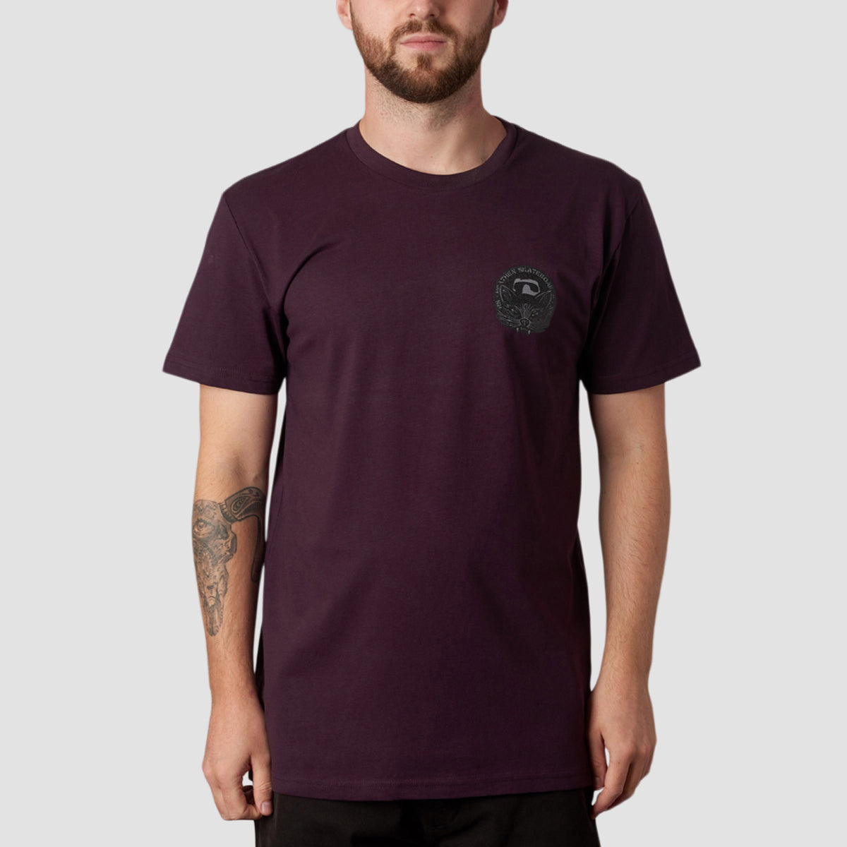 Heathen Crow Killer T-Shirt Plum