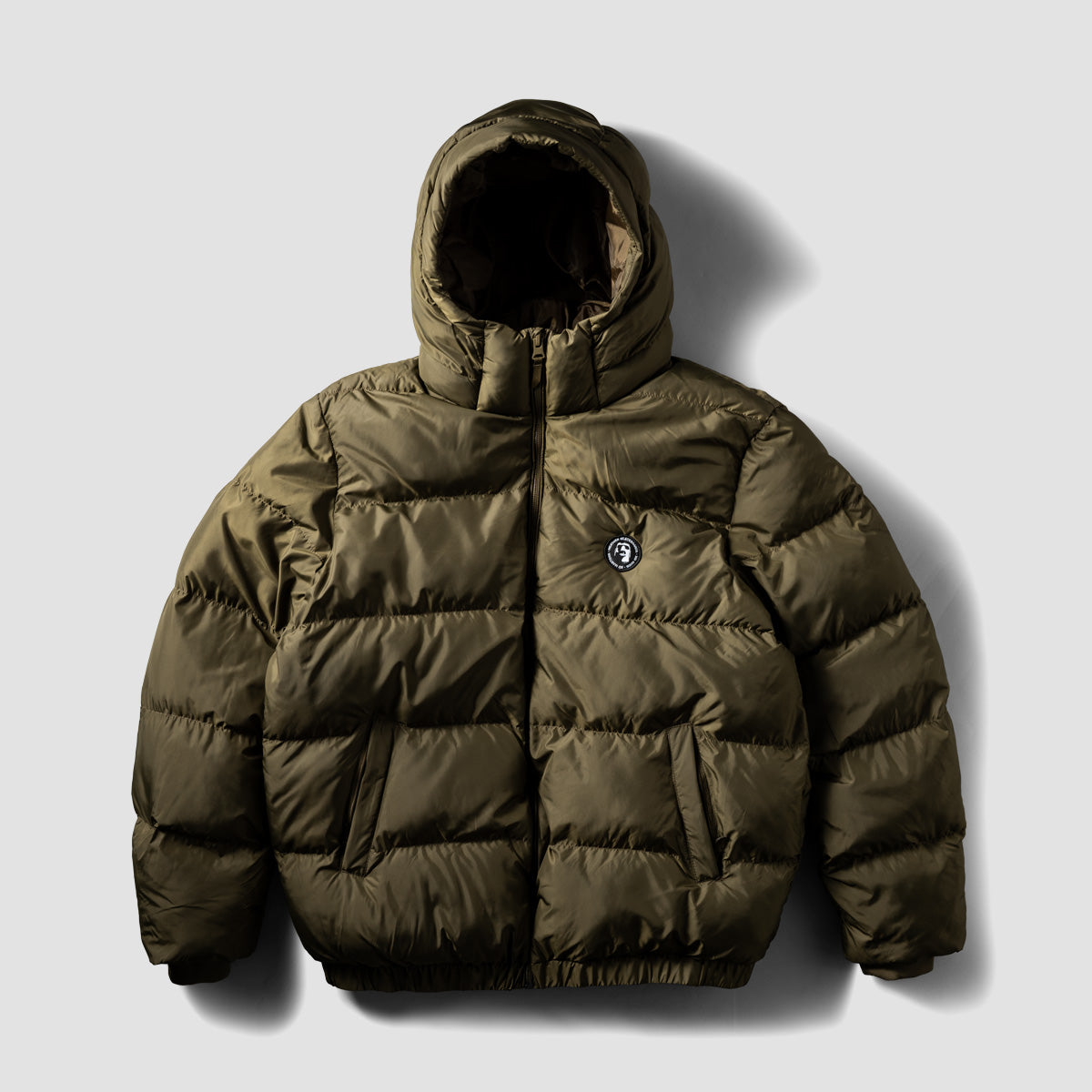 Heathen VG+ Gorgon Puffer Jacket Sludge