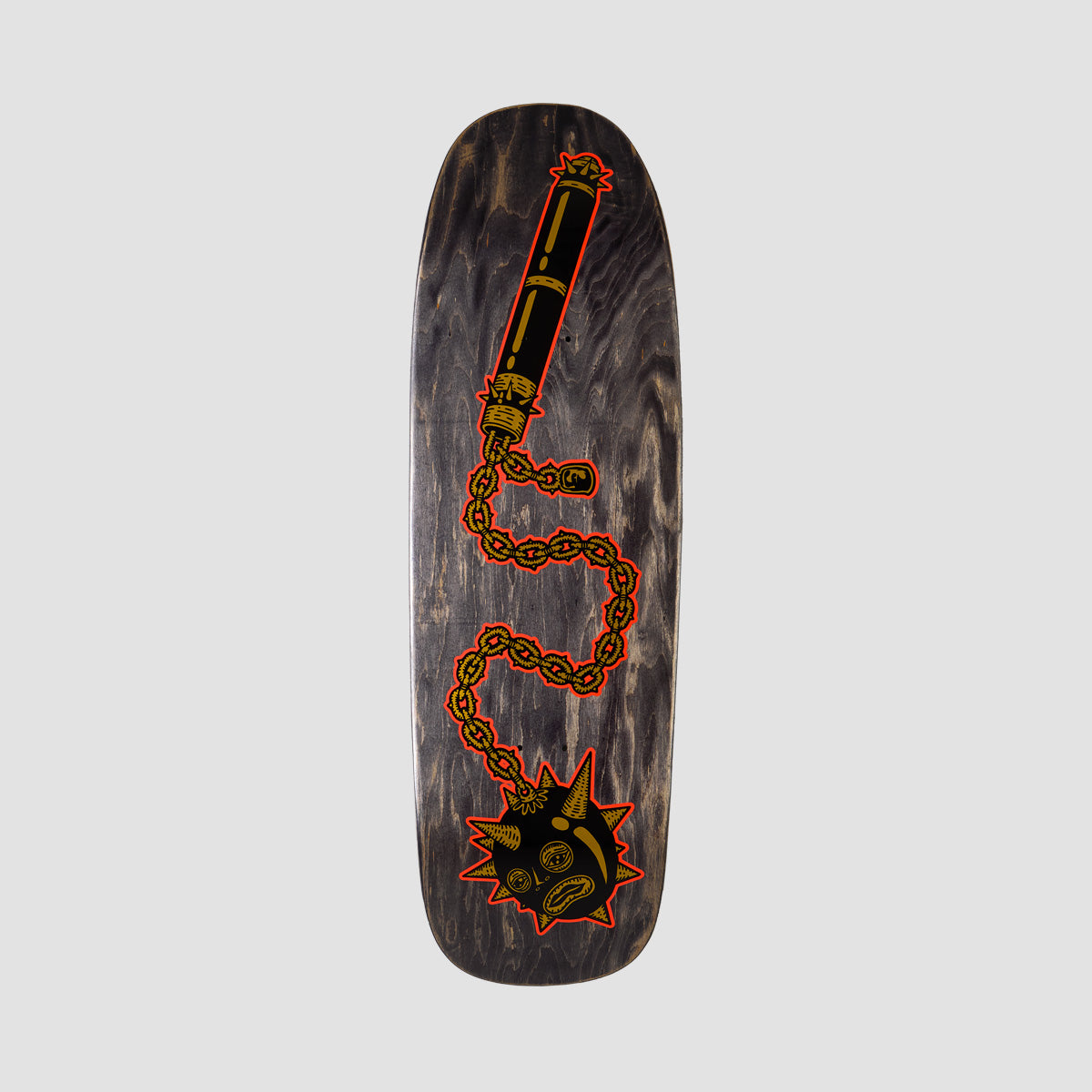 Heathen Mace Face On Bigger Loader Skateboard Deck - 9.875"