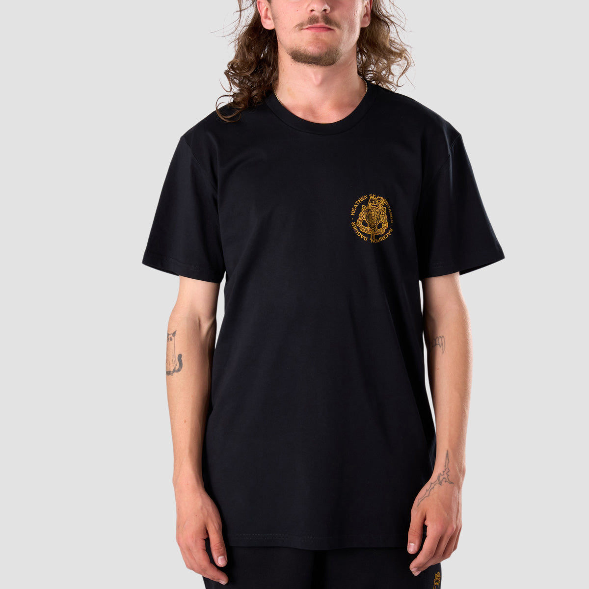 Heathen Sacrificial Dagger T-Shirt Black