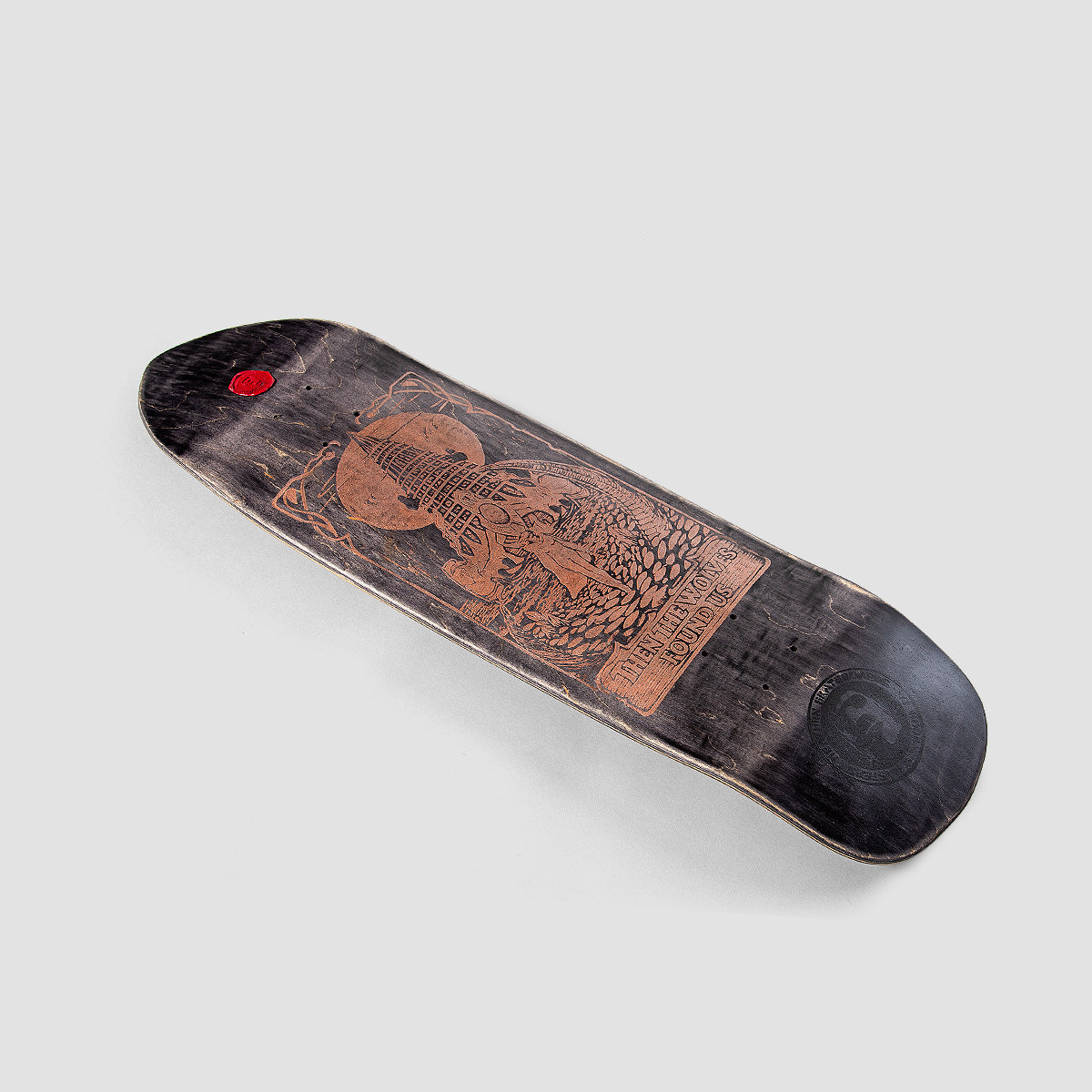 Heathen Skipp Wolves On Pointer Limited Edition Lino Cut Print Skateboard Deck - 8.625"
