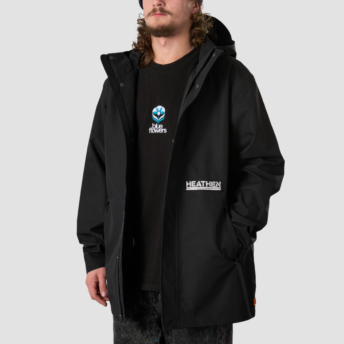 Heathen VG+ Trench 30K Tech Jacket Void