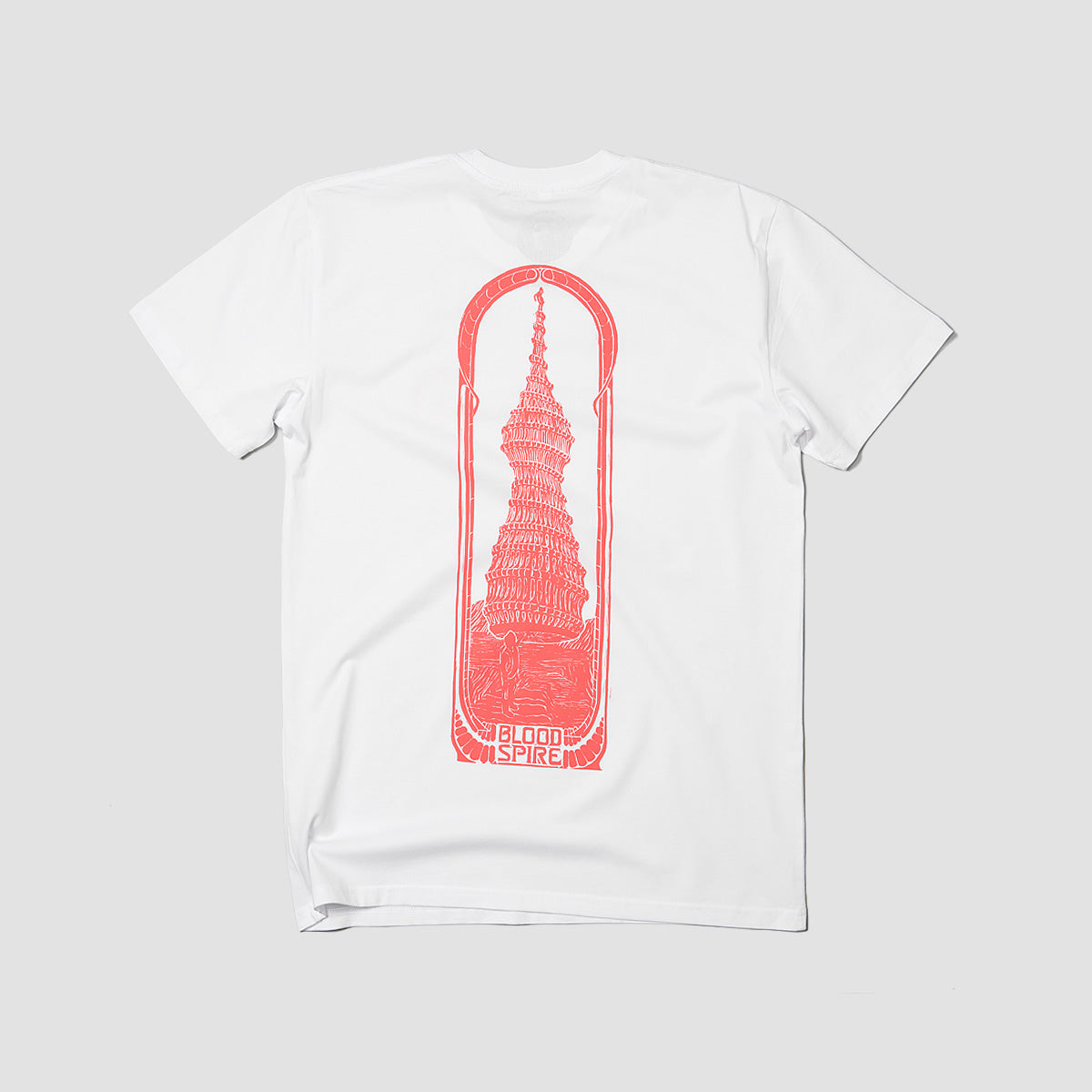Heathen X Simon Skipp Blood Spire T-Shirt White
