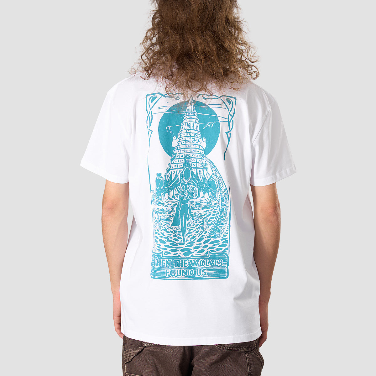 Heathen X Simon Skipp Wolves T-Shirt White