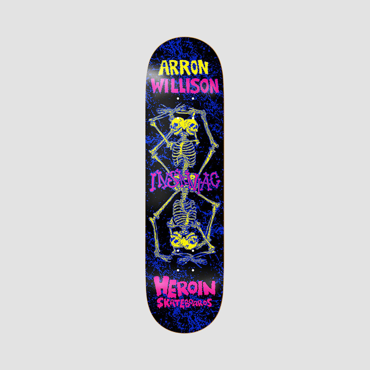 Heroin Aaron Wilson Knock Off Skateboard Deck - 8.5"