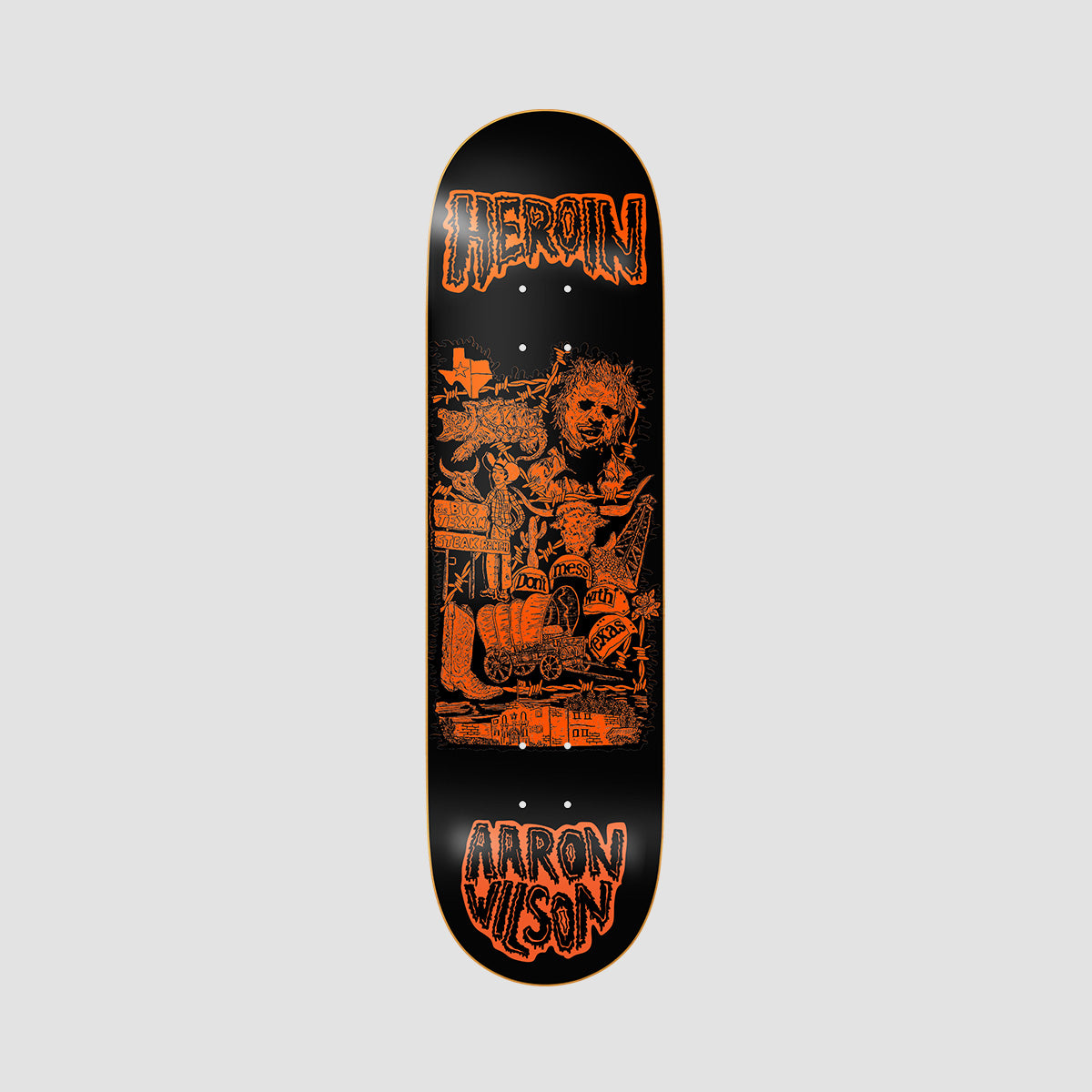 Heroin Allegory Of Fear Aaron Wilson Skateboard Deck - 8.75"