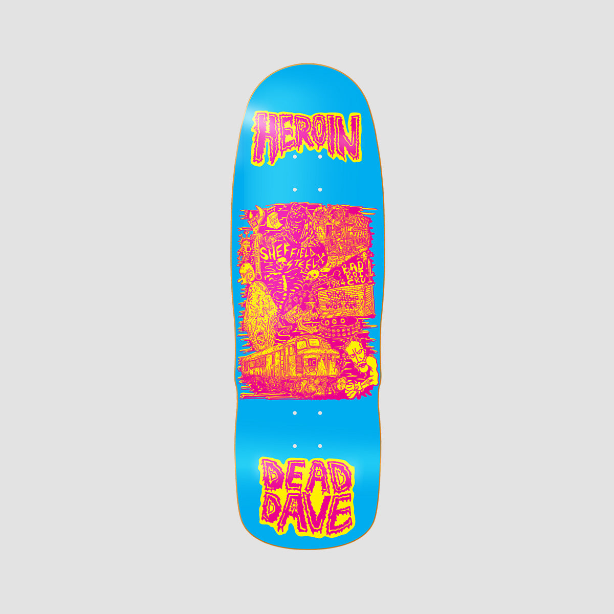 Heroin Allegory Of Fear Dead Dave Skateboard Deck - 10.1"