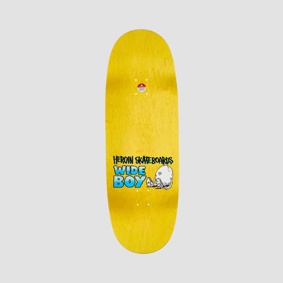 Heroin Wide Boy Face Skateboard Deck - 10.75"