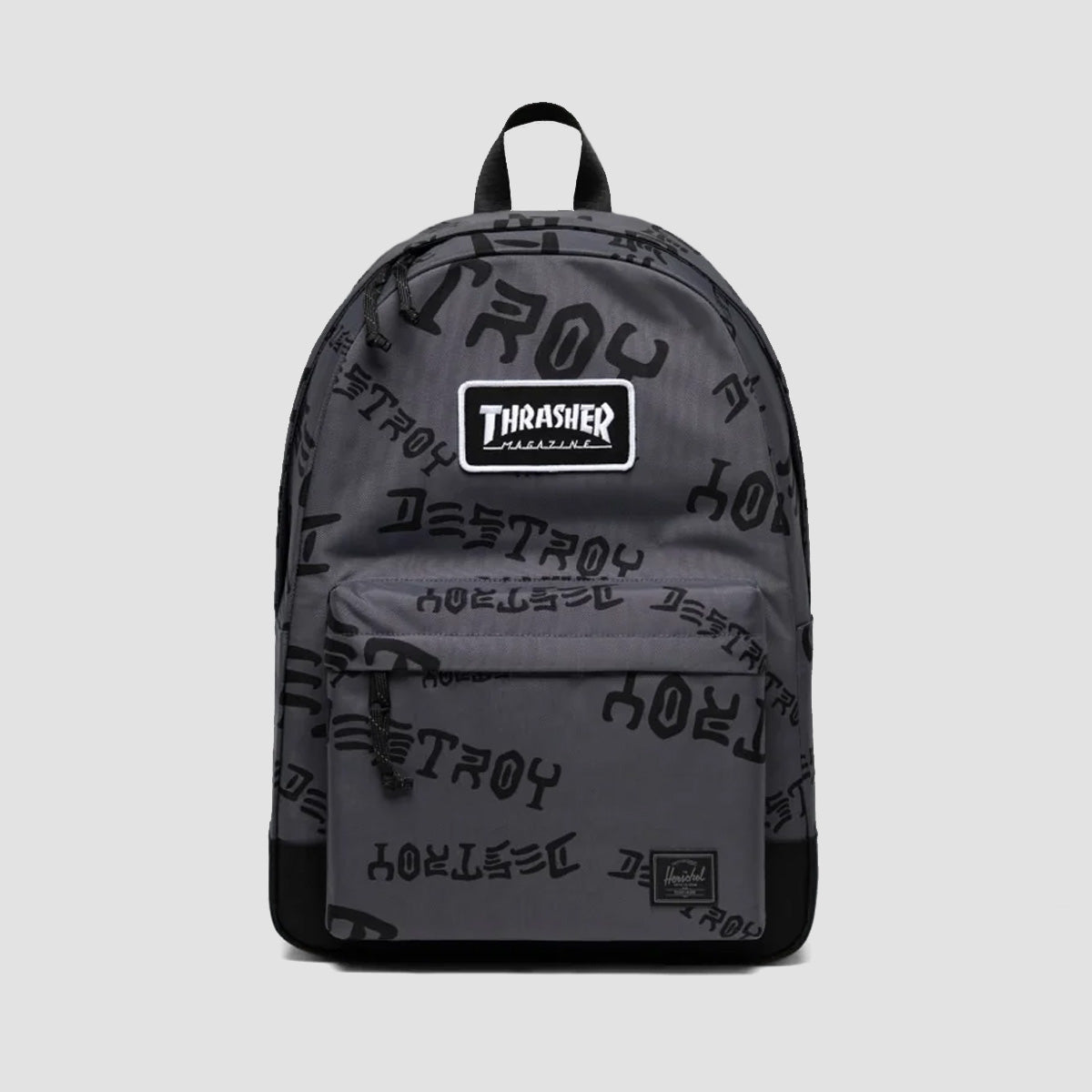 Herschel X Thrasher Classic XL 30L Backpack Asphalt/Black Destroy