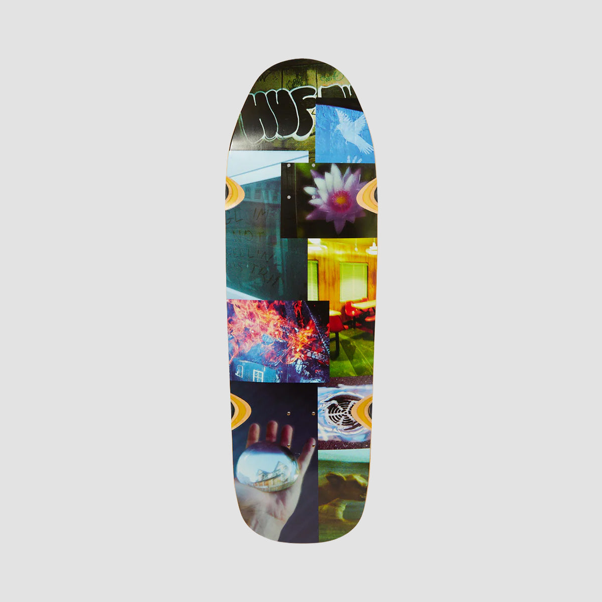 HUF Collage Filmer Cruiser Skateboard Deck Multi - 9.8"