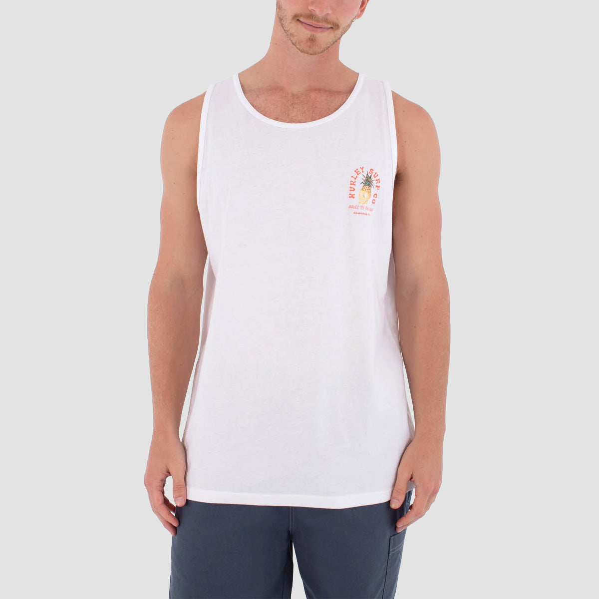 Hurley Berjim Tank Vest White