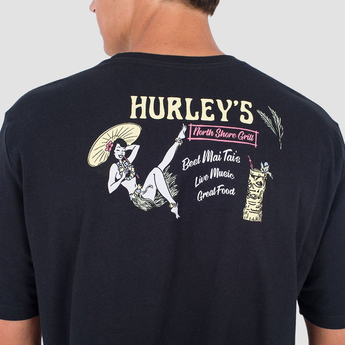 Hurley Everyday Northshore Gal T-Shirt Black