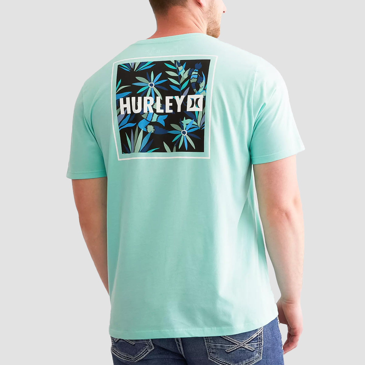 Hurley Four Corners T-Shirt Tropical Mist Htr