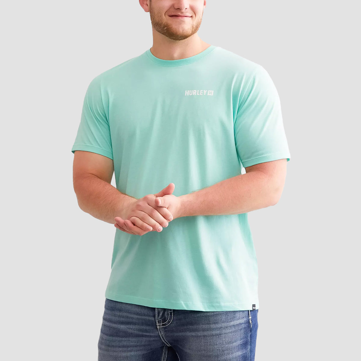 Hurley Four Corners T-Shirt Tropical Mist Htr