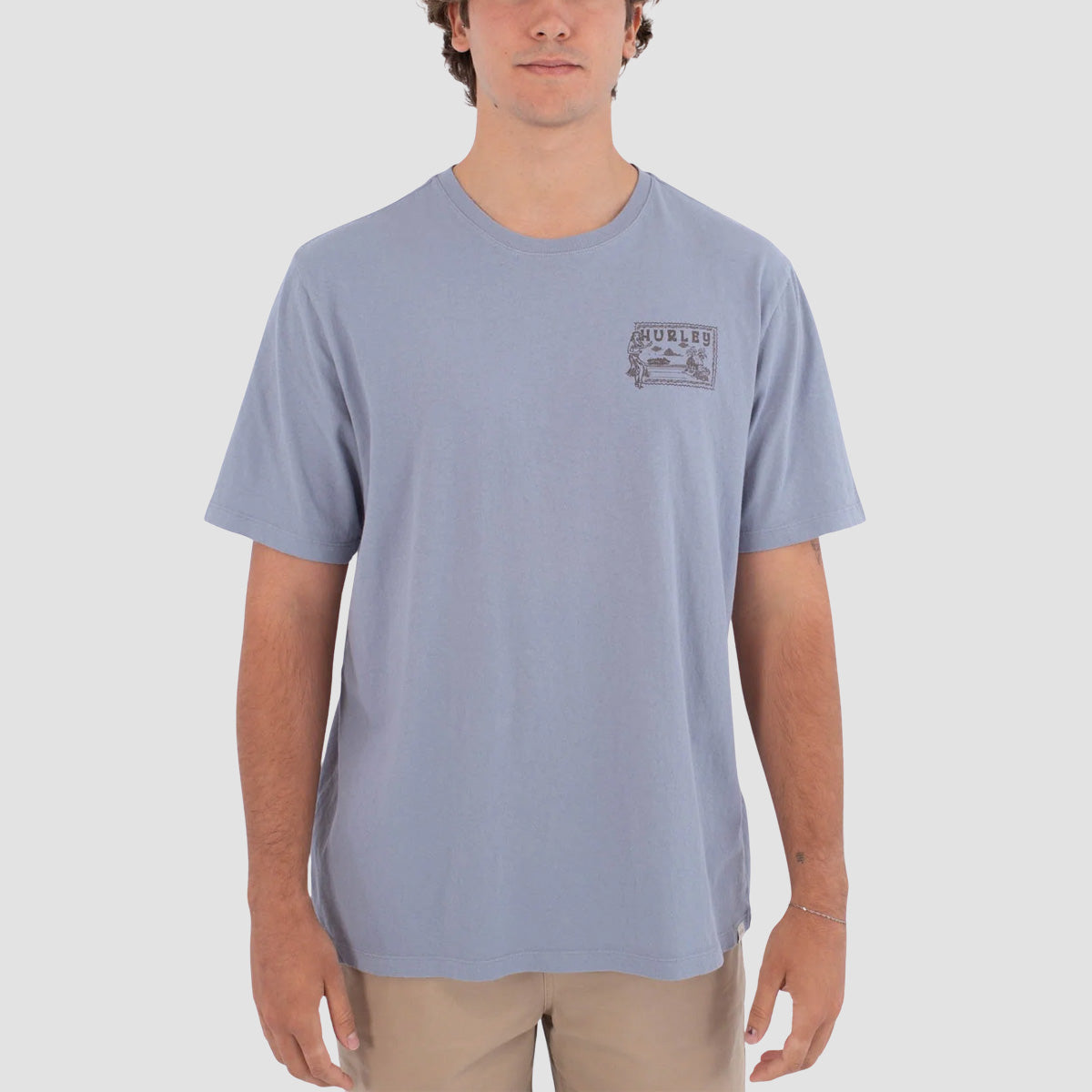 Hurley Hula T-Shirt Worker Blue