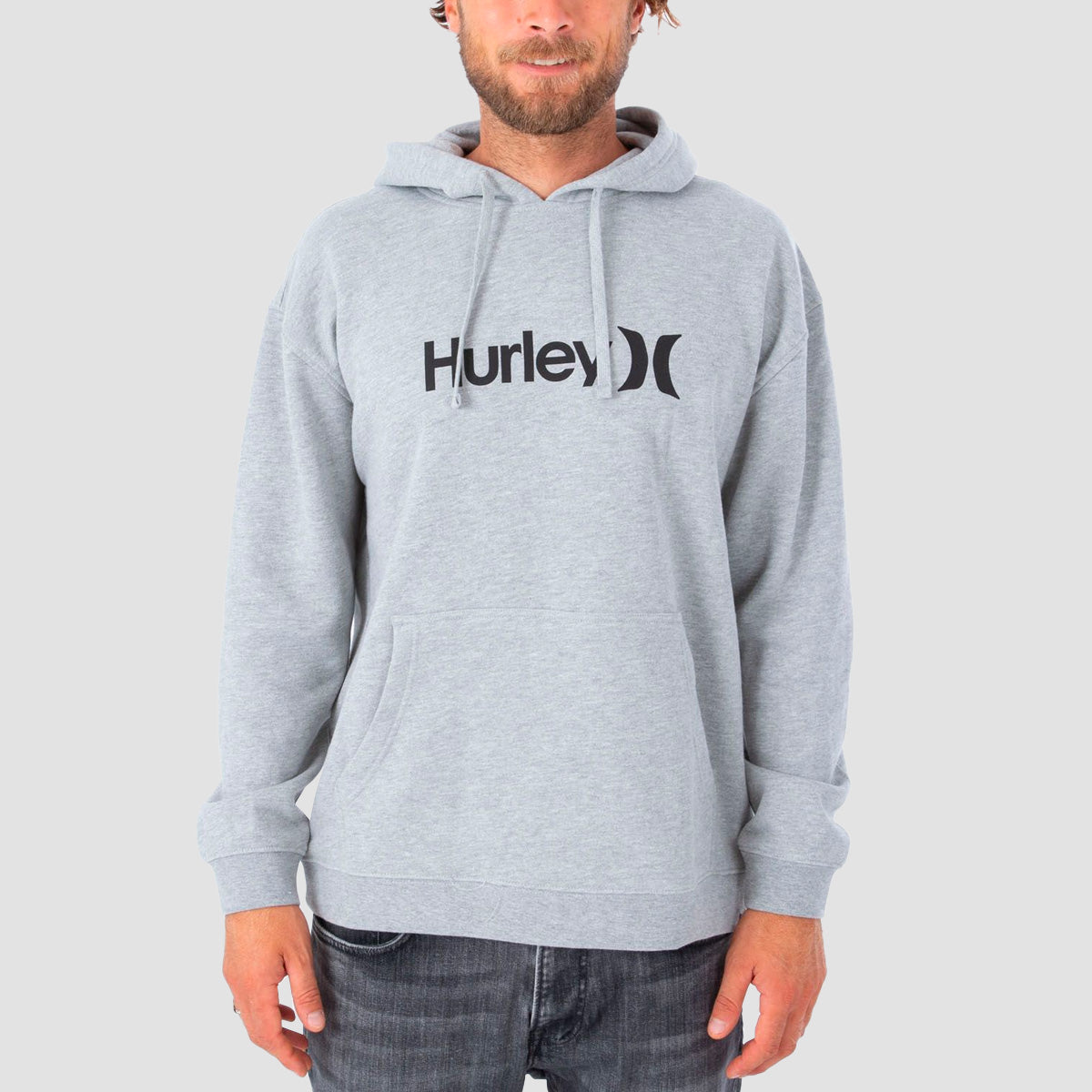 Hurley hoodie grey sale