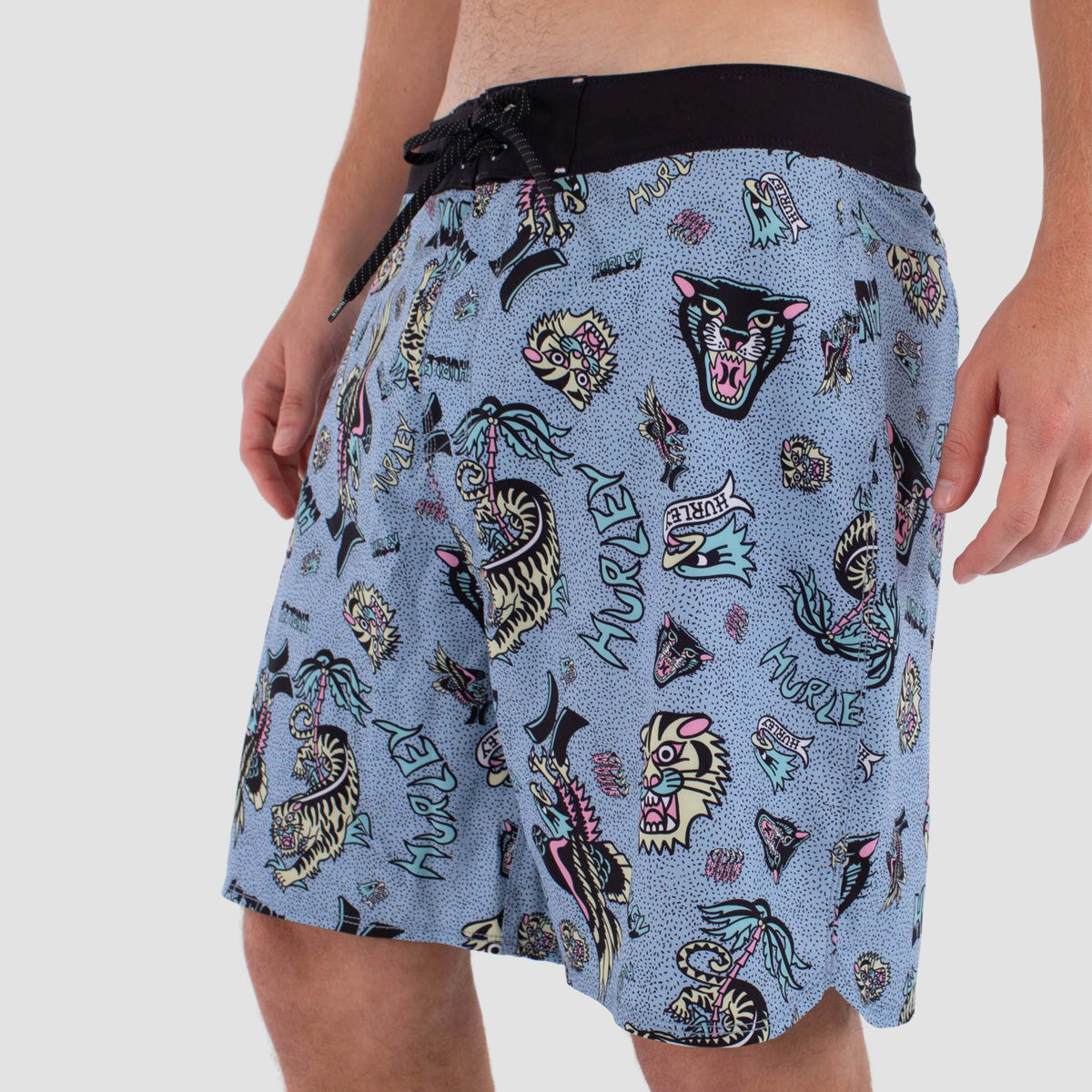Hurley Phantom Art 18" Boardshorts Worker Blue