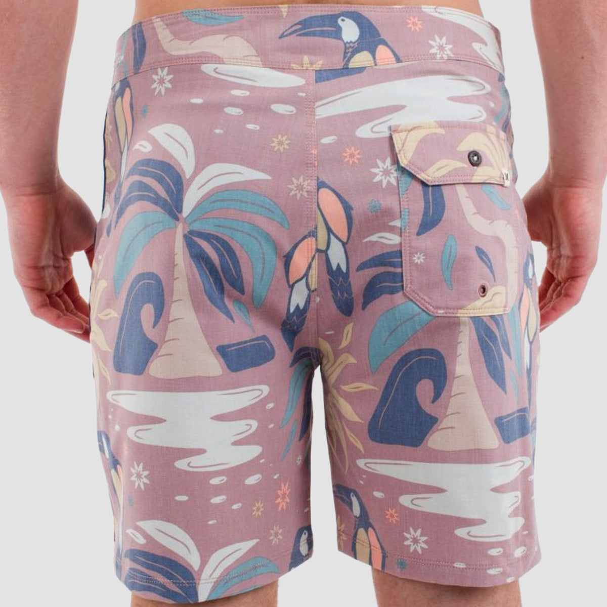 Hurley Phantom Naturals Tailgate 18" Boardshorts Phantom Rose