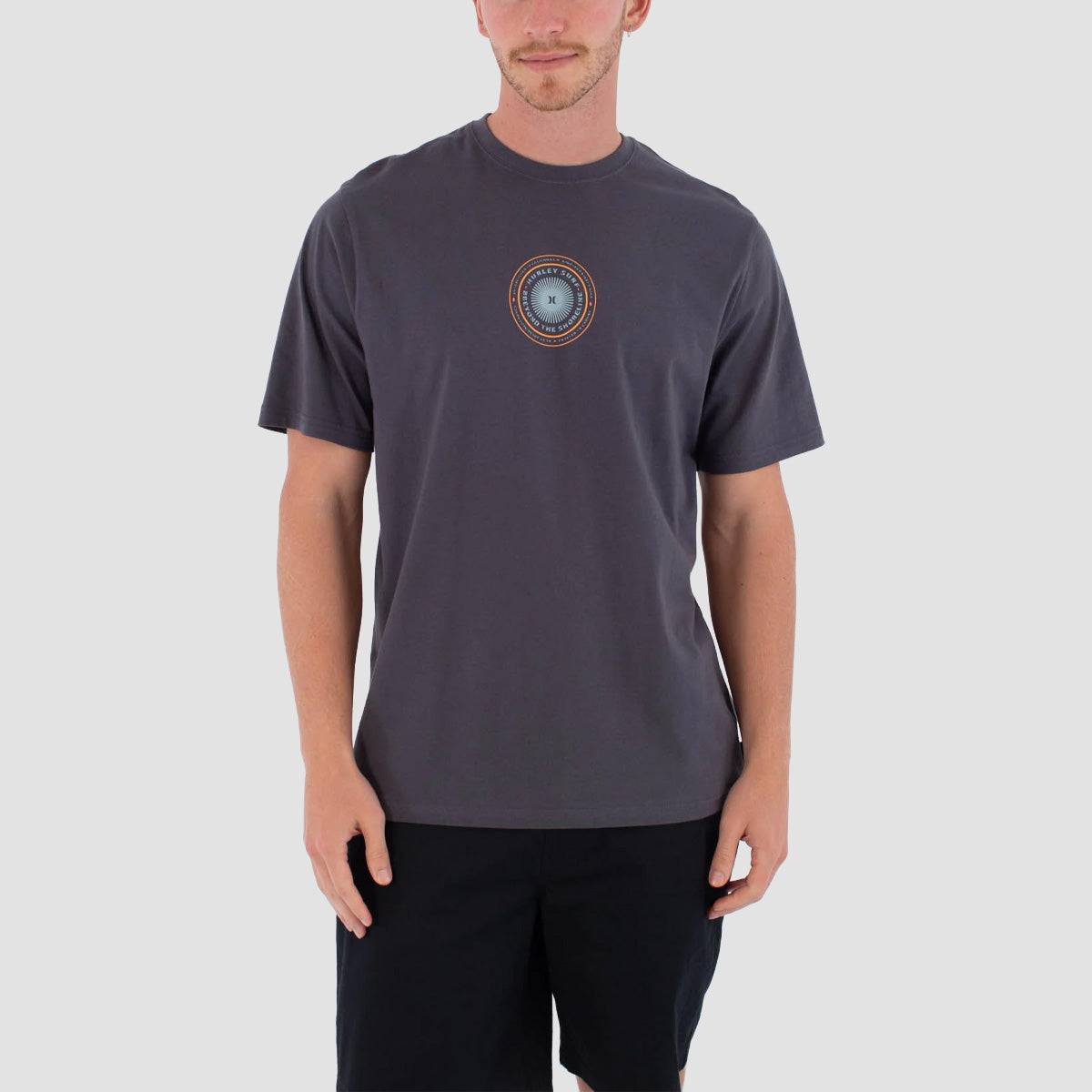 Hurley Pinheiros T-Shirt Dark Stone Grey