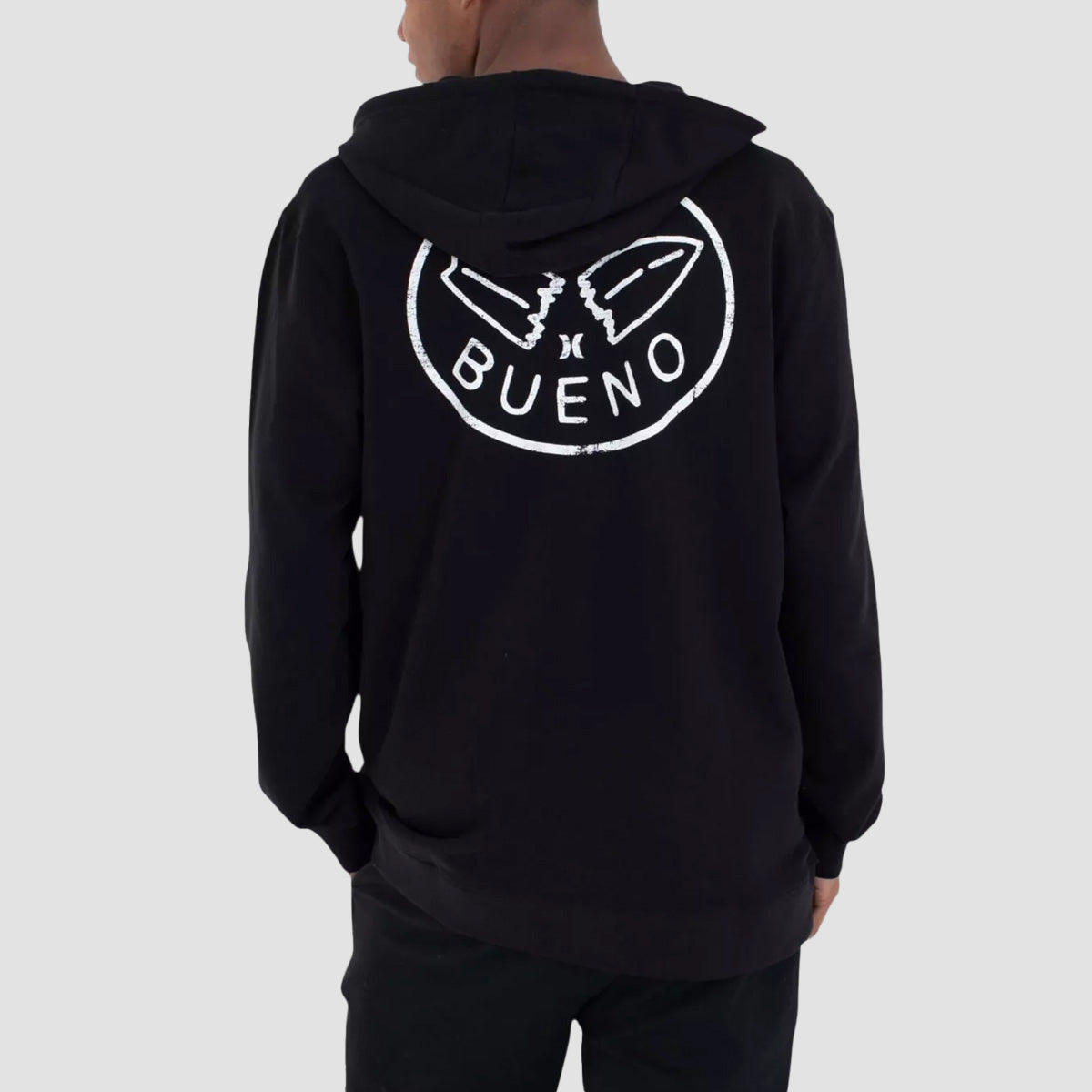 Hurley Sider Zip Hoodie Black