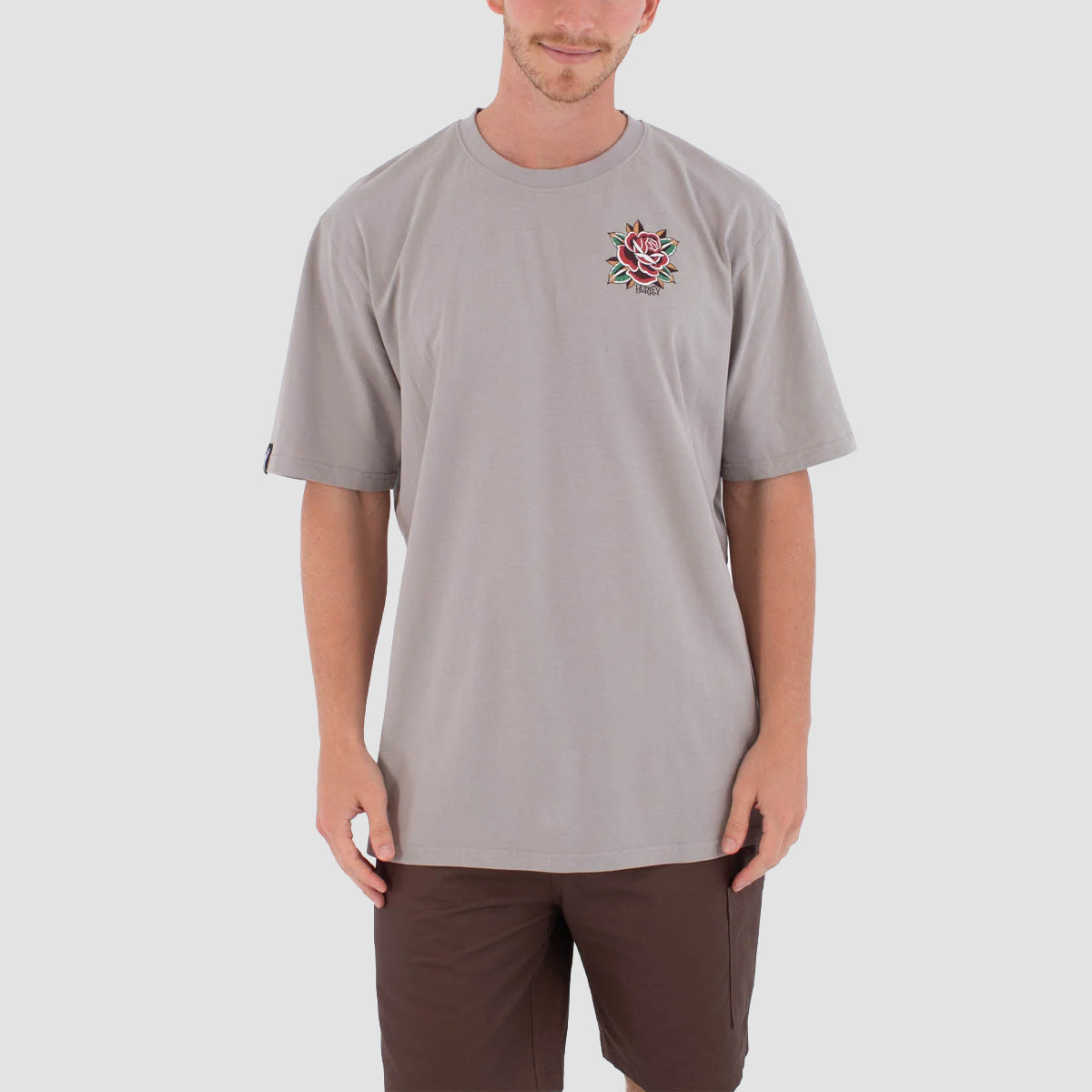 Hurley Tattoo Trudy Tigger T-Shirt Particle Grey