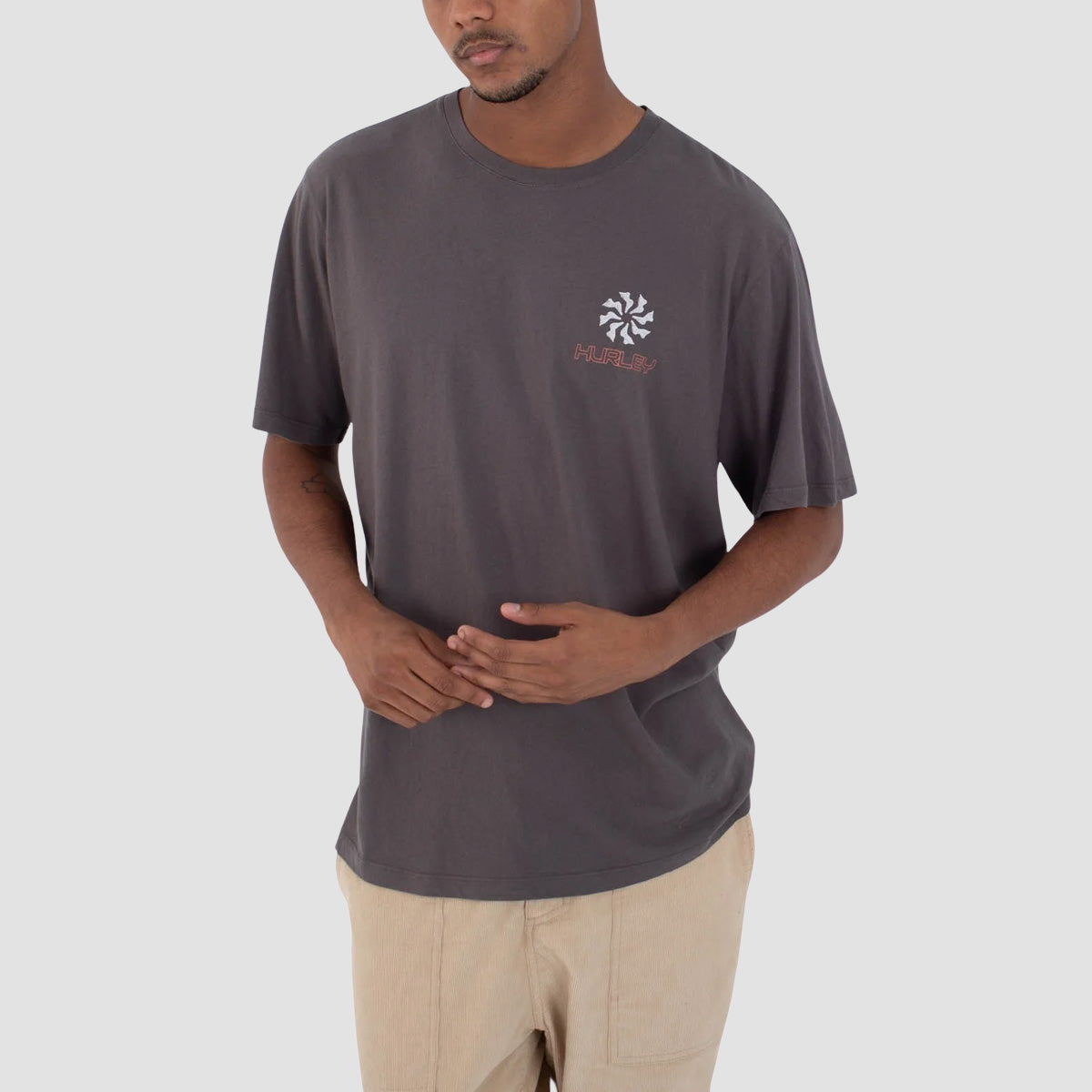 Hurley Whirlpool T-Shirt Ion Grey
