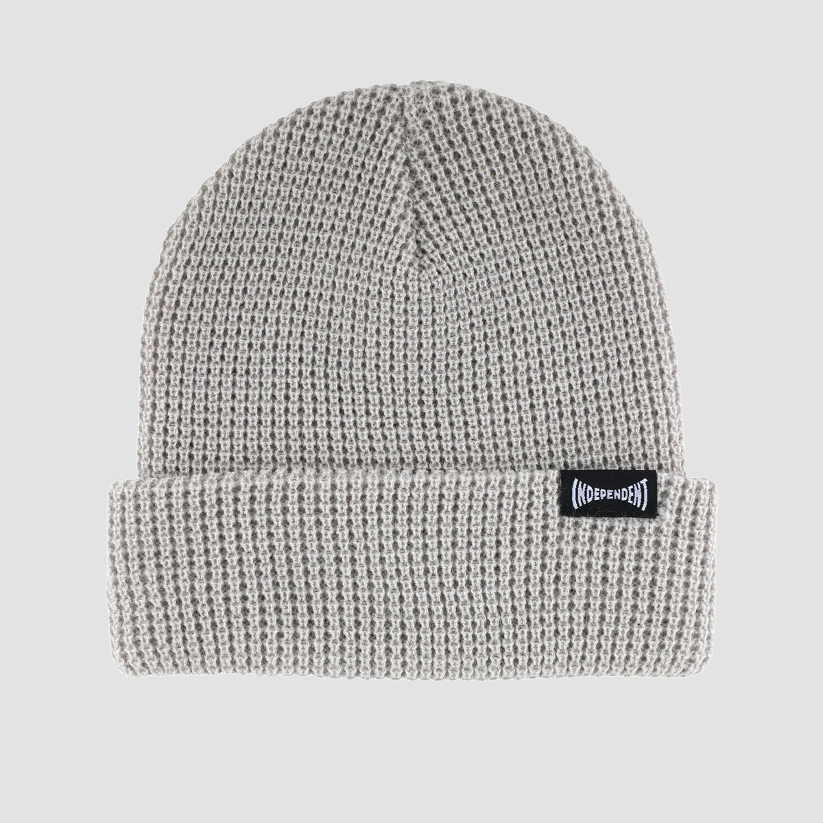 Independent Built To Grind Waffle Beanie Light Grey