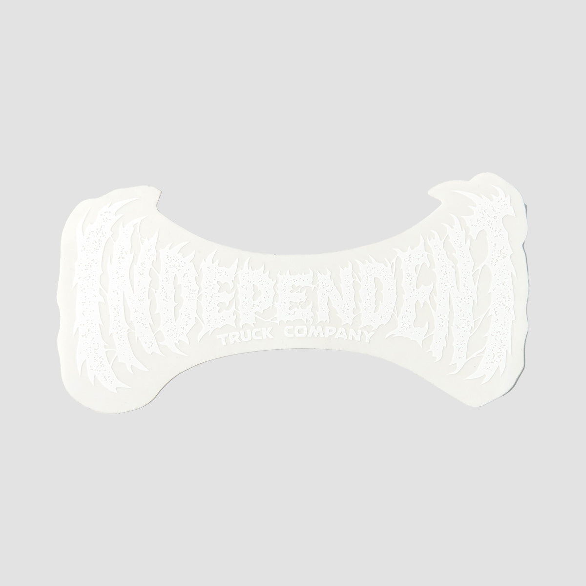 Independent Metal Span Sticker White 150x75mm