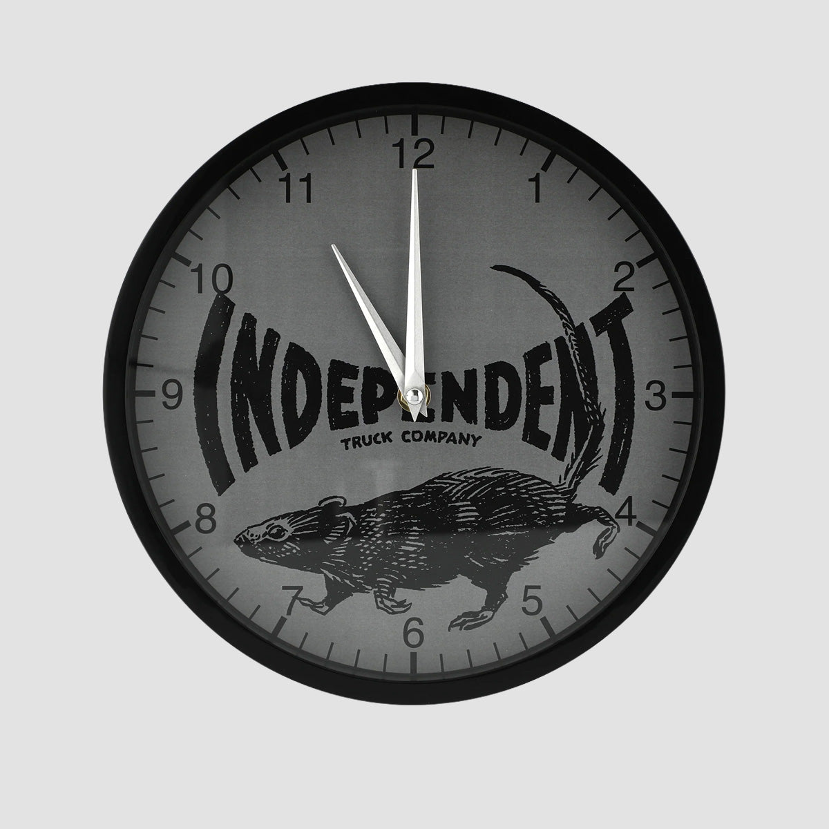 Independent Rat Race Clock Black/Parchment