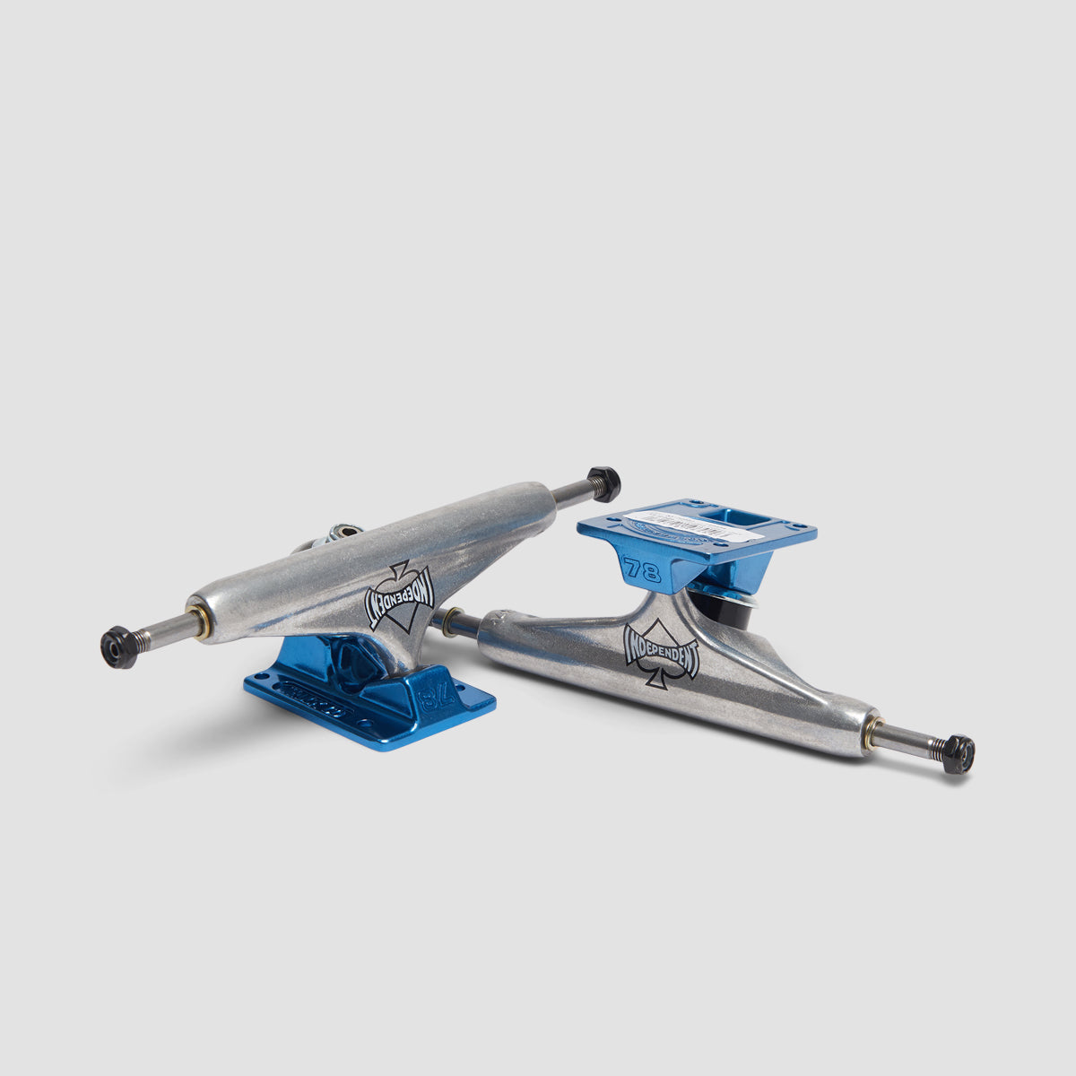 Independent Stage 11 144 Forged Hollow Cant Be Beat 78 Skateboard Trucks 1 Pair Silver/Blue - 8.25"