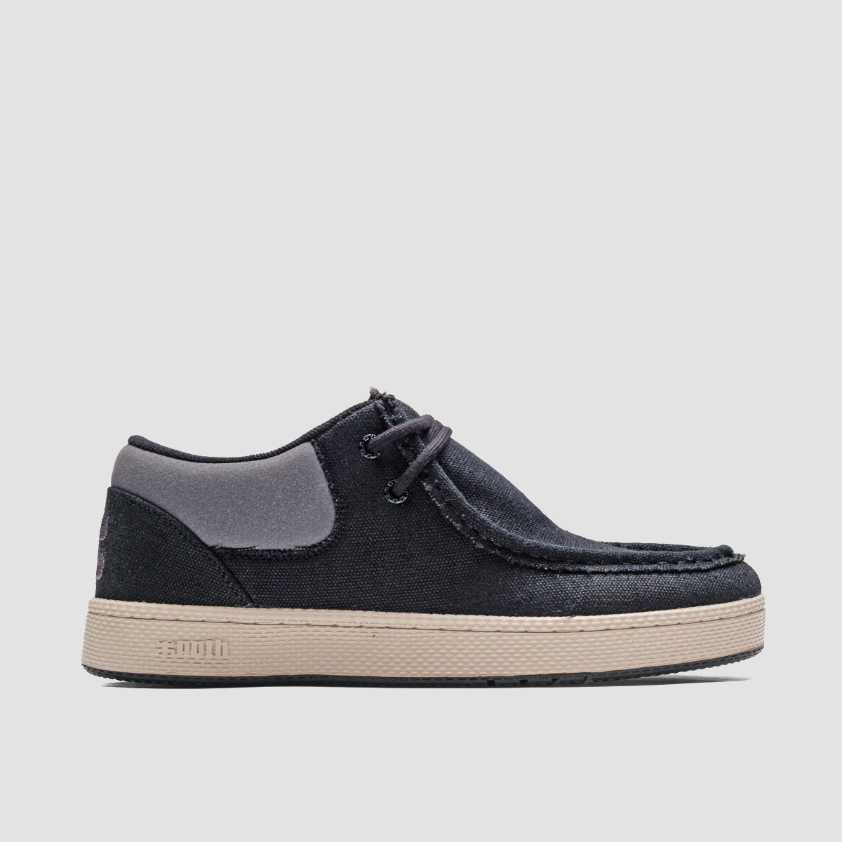 IPATH Cats Mid Hemp Shoes - Black Raw Edge Hemp