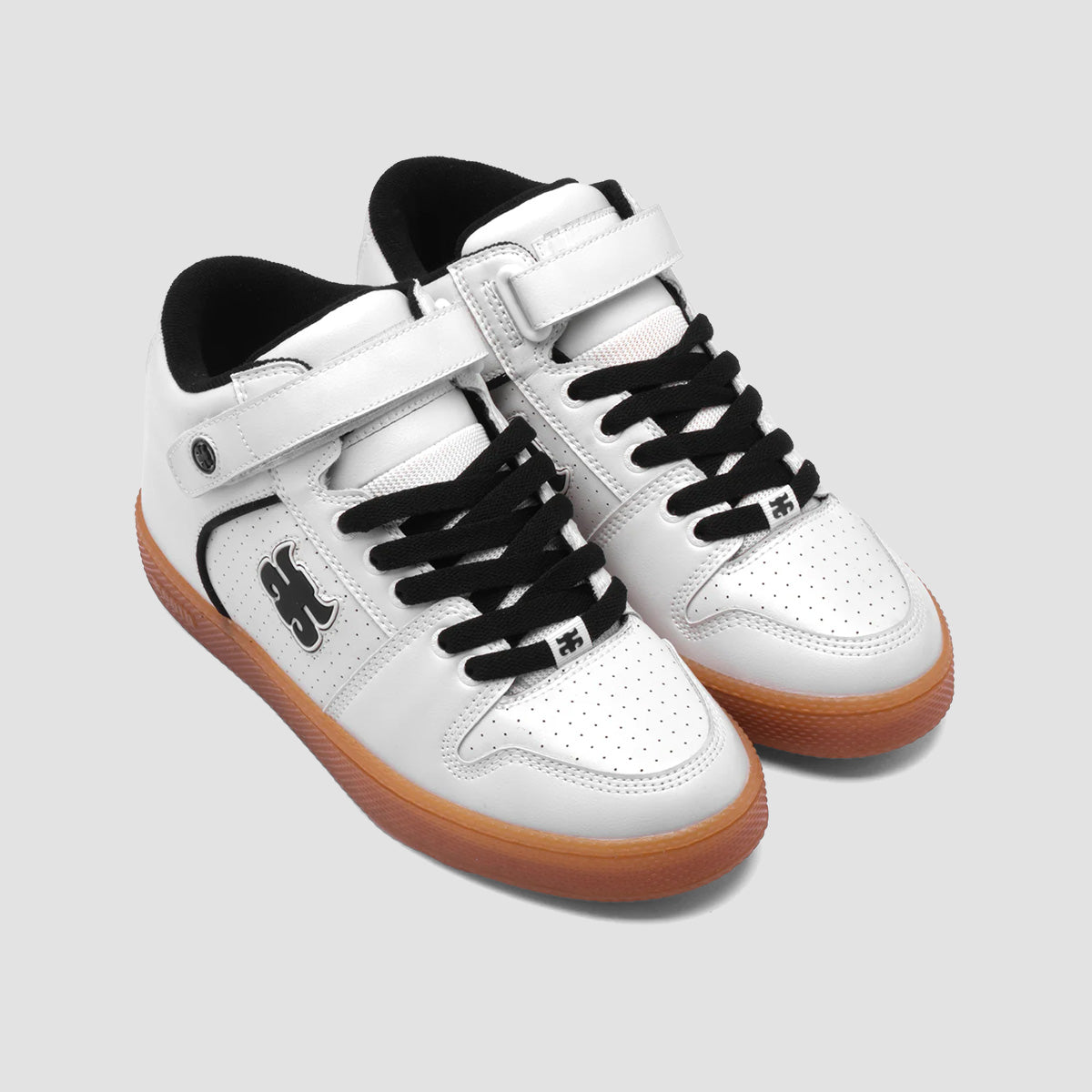 IPATH Grasshopper High Top Shoes - White Leather/Perf