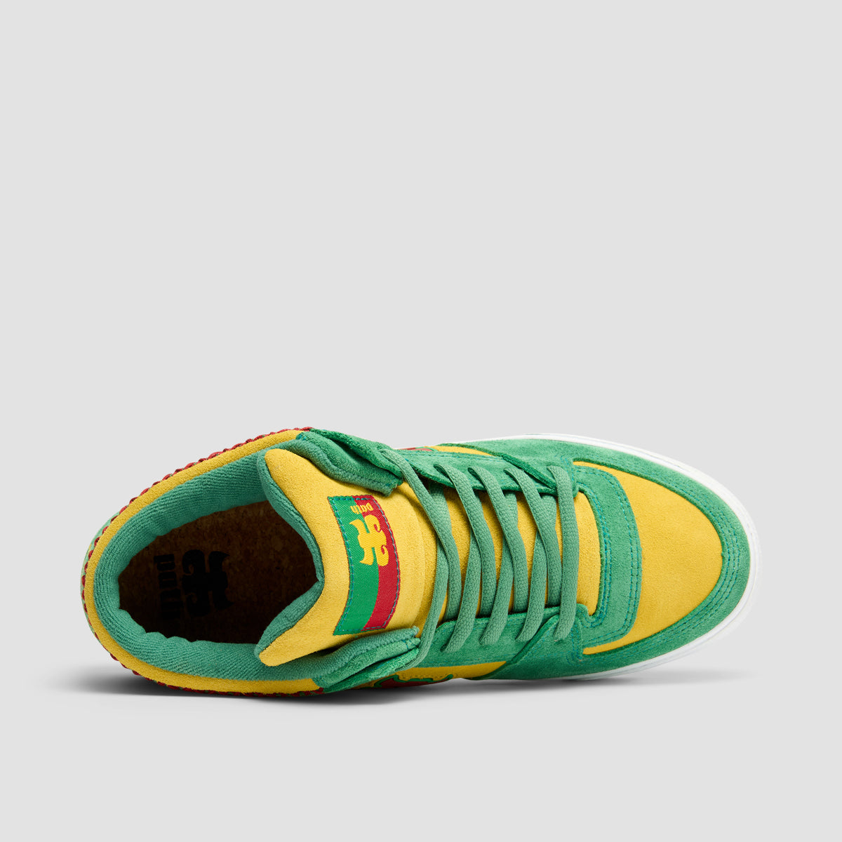 IPATH Reed Mid Top Shoes - Rasta Green/Yellow