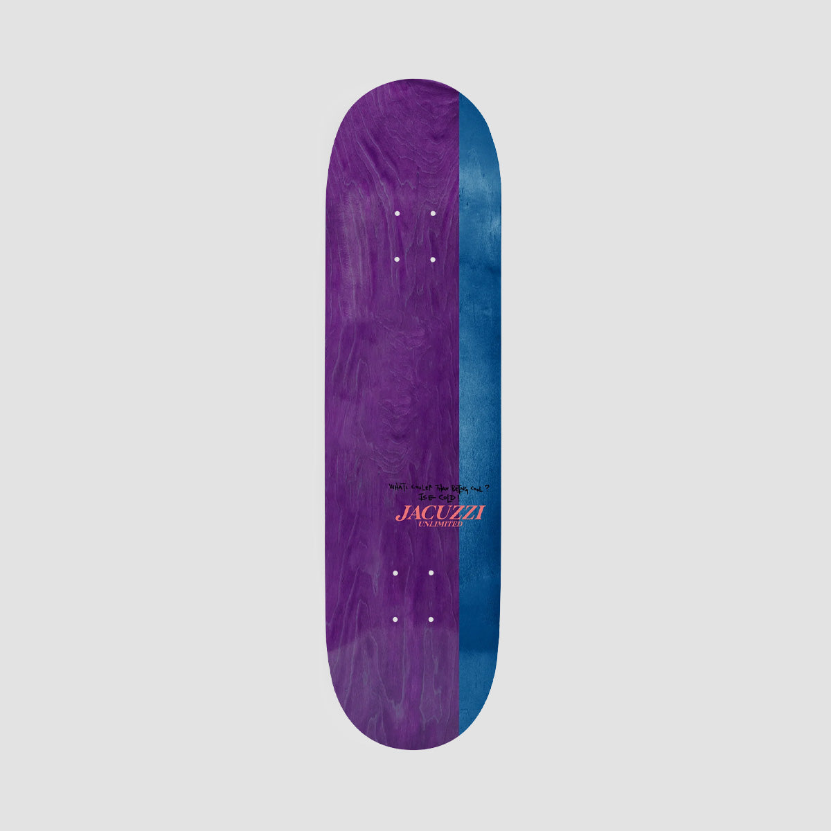 Jacuzzi Ice Font Jet Ski EX7 Skateboard Deck Pink - 8.5"