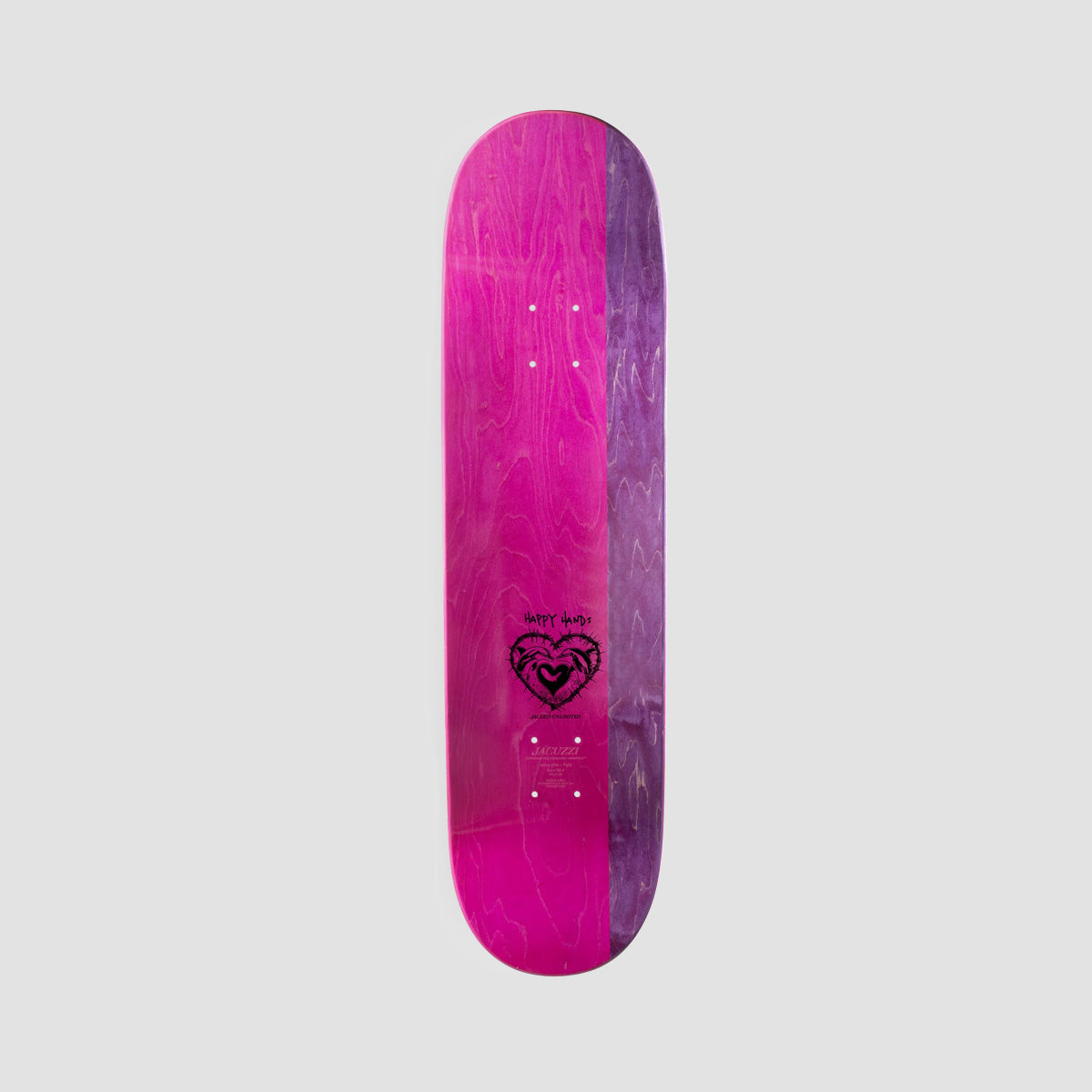 Jacuzzi Unlimited Rainbow Hands Jet Ski EX7 Skateboard Deck Black - 8.5"