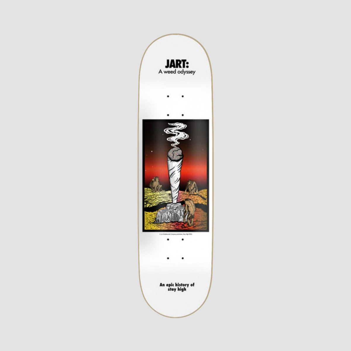Jart A Weed Odyssey HC Skateboard Deck - 8.25"