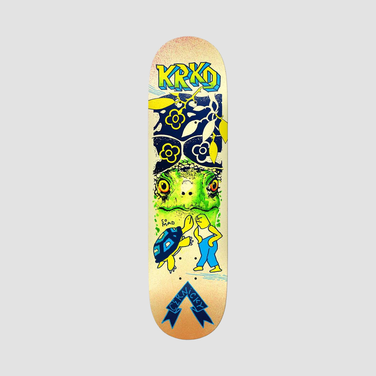 Krooked Cernicky Mad Turtle True Fit Skateboard Deck - 8.5"