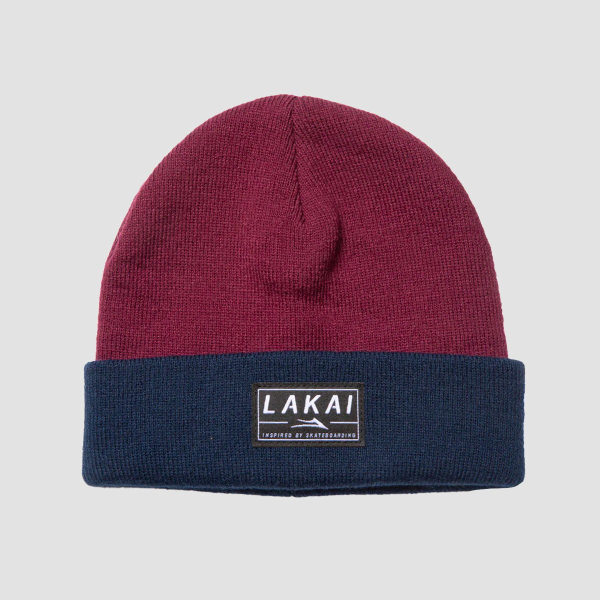 Lakai Daily Beanie Navy/Maroon