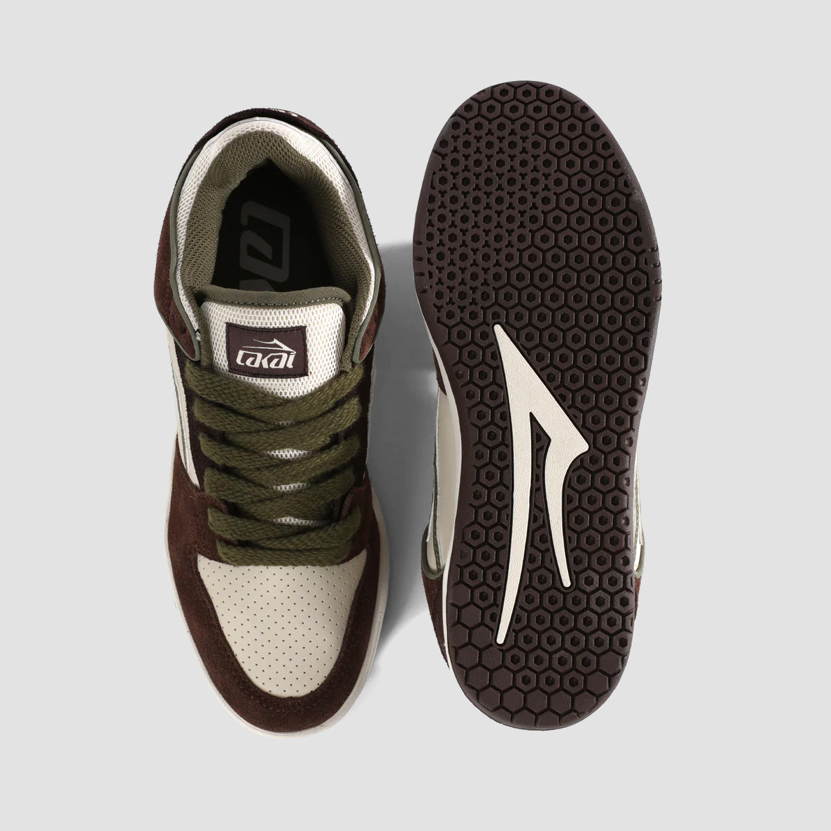 Lakai Telford Low Shoes - Chestnut Suede Birch Brown