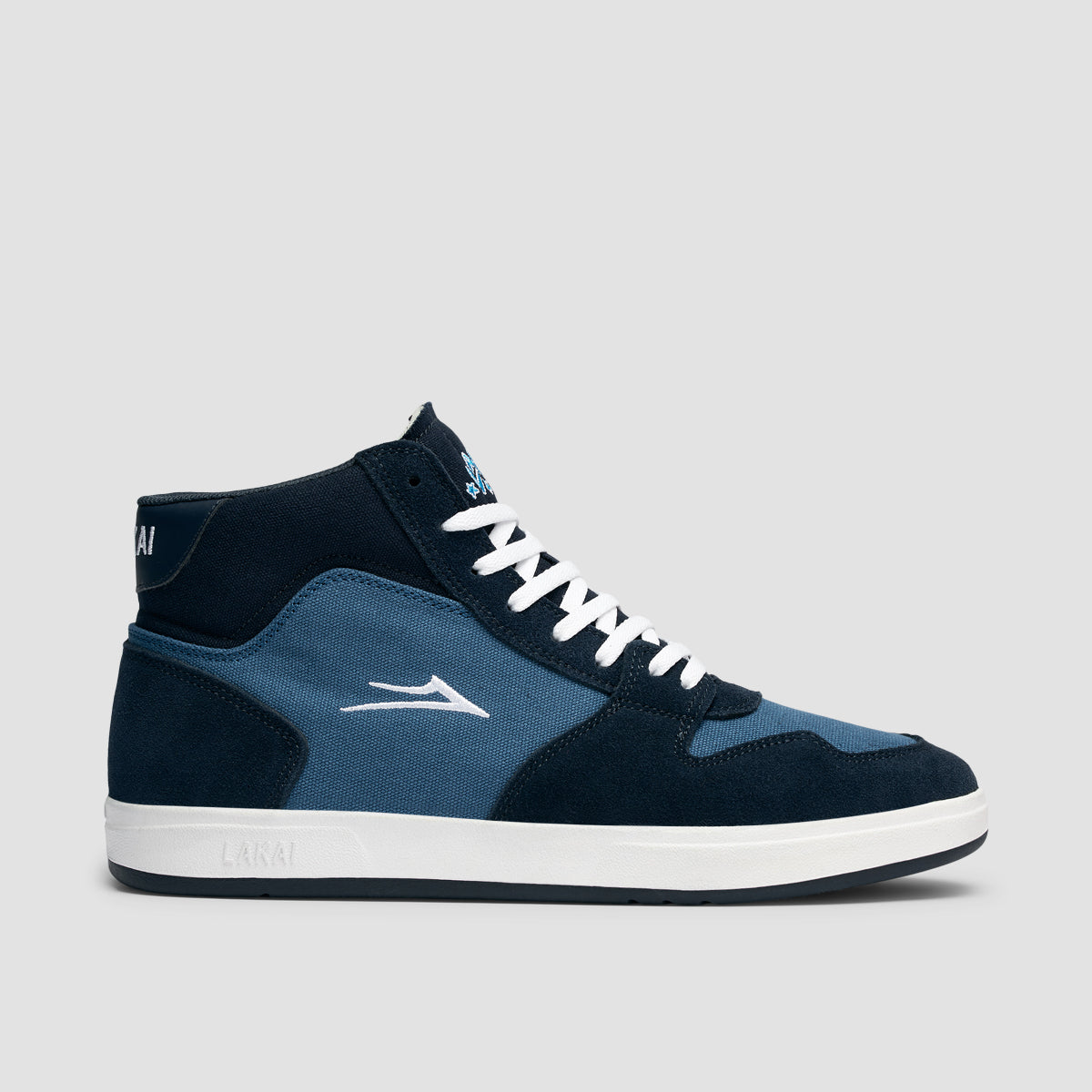 Lakai Villa Shoes - Slate/Navy Suede