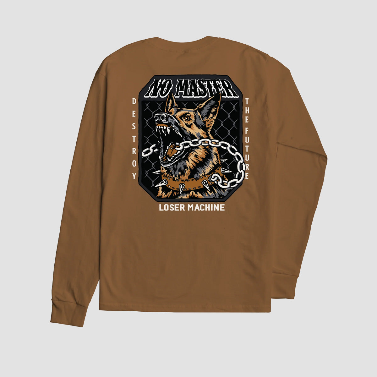 Loser Machine No Master Longsleeve T-Shirt Brown Sugar