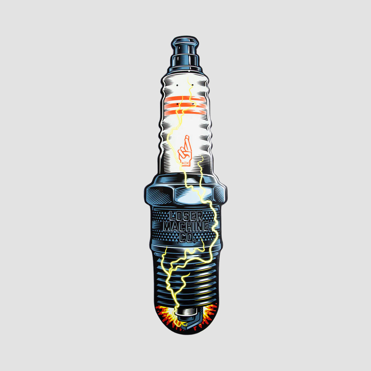 Loser Machine Spark Plug Skateboard Deck Assorted - 8.5"