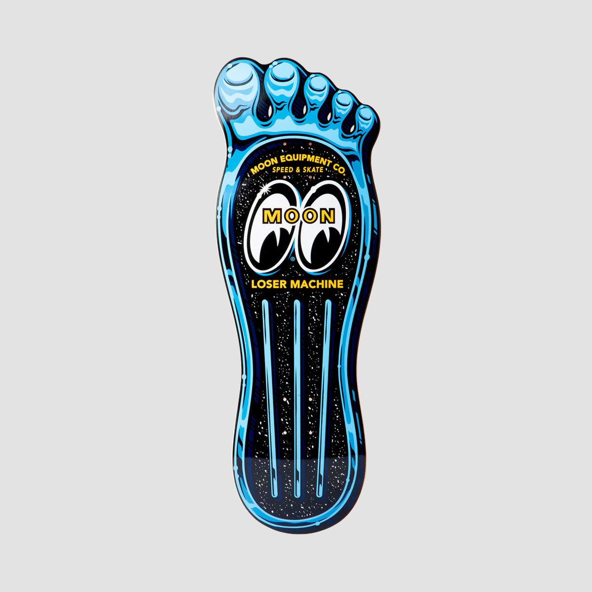 Loser Machine X Mooneyes Gas Pedal Skateboard Deck Blue - 10.6"