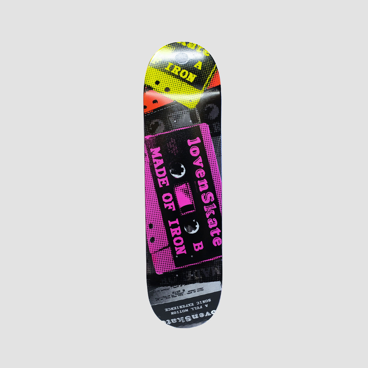 Lovenskate Made of Iron Skateboard Deck Various Stains - 8.5"