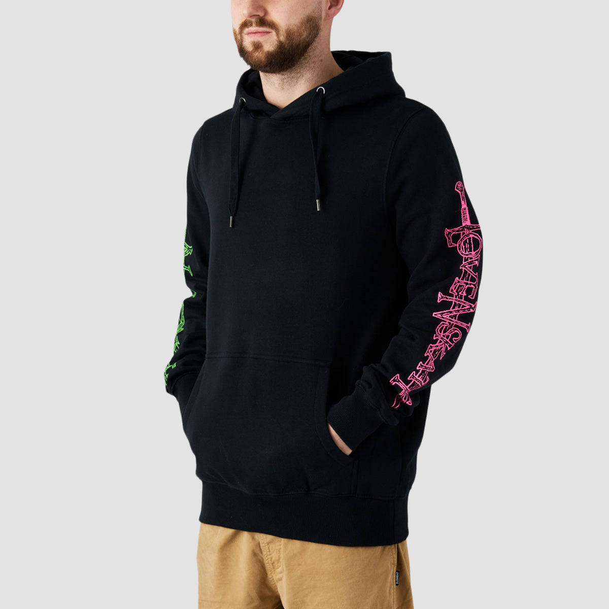Lovenskate X Dungeon By French Pullover Hoodie Black
