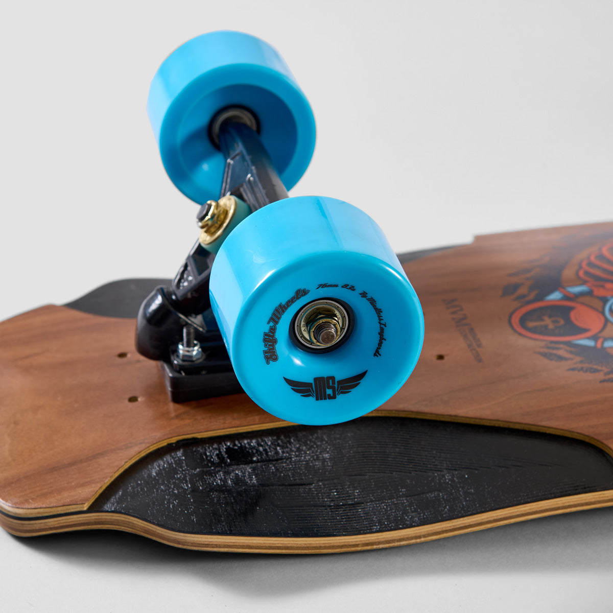 Mindless Voodoo Makali Downhill Skateboard With Blue Wheels - 35.5" (Slight Defects)