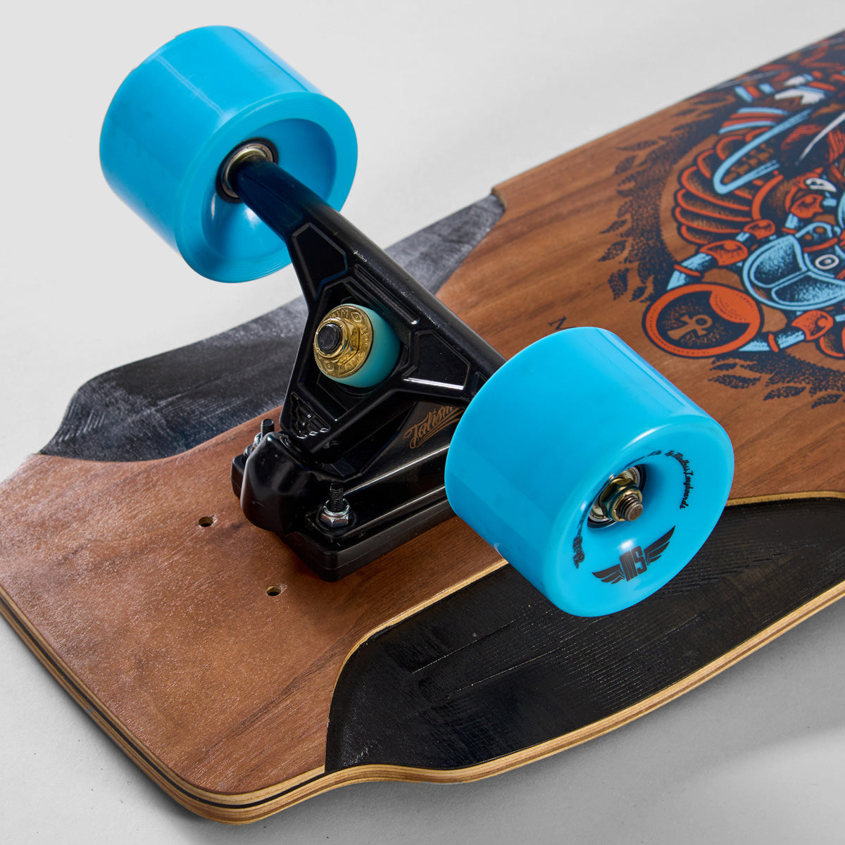 Mindless Voodoo Makali Downhill Skateboard With Blue Wheels - 35.5" (Slight Defects)