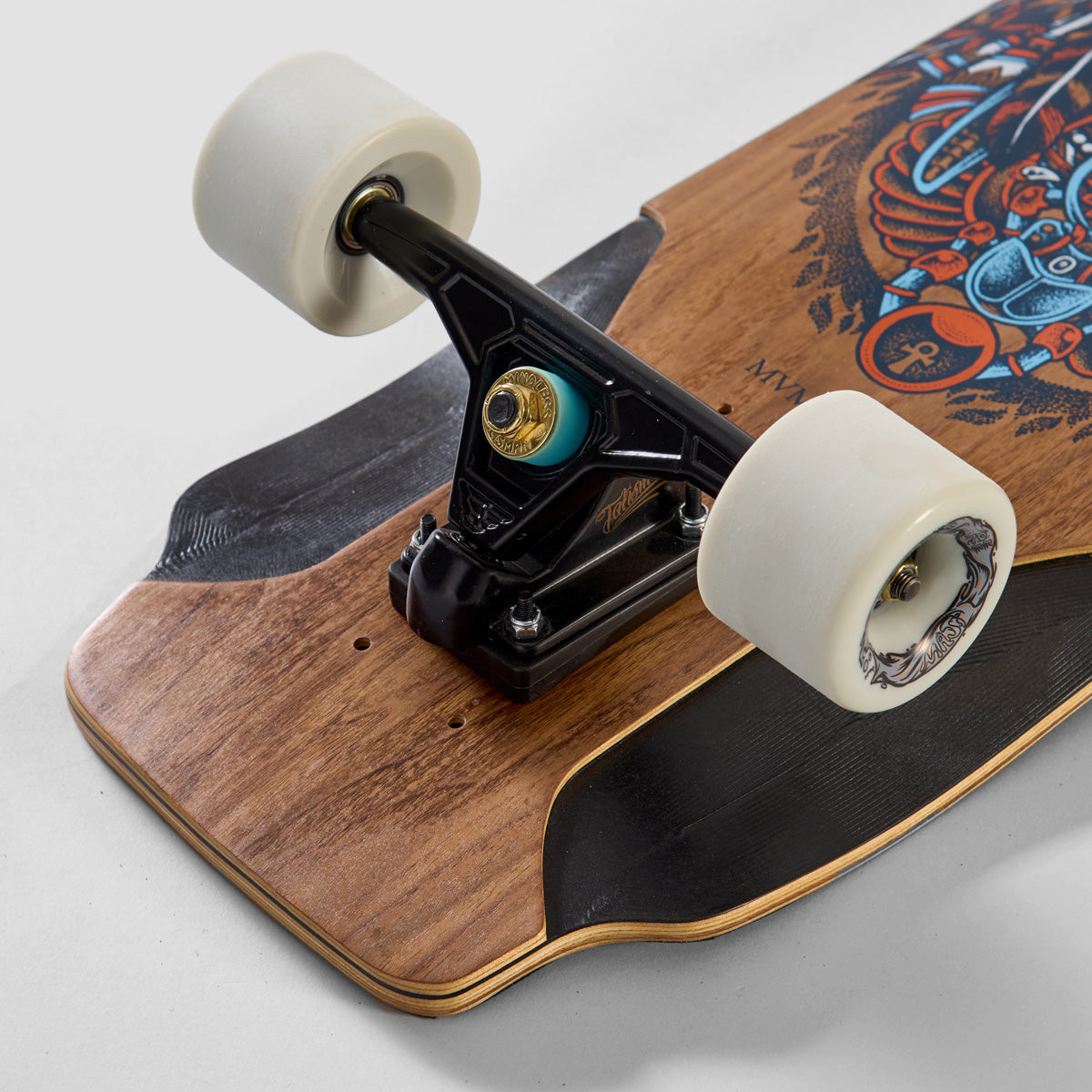 Mindless Voodoo Makali Downhill Skateboard With White Wheels - 35.5" (Slight Defects)