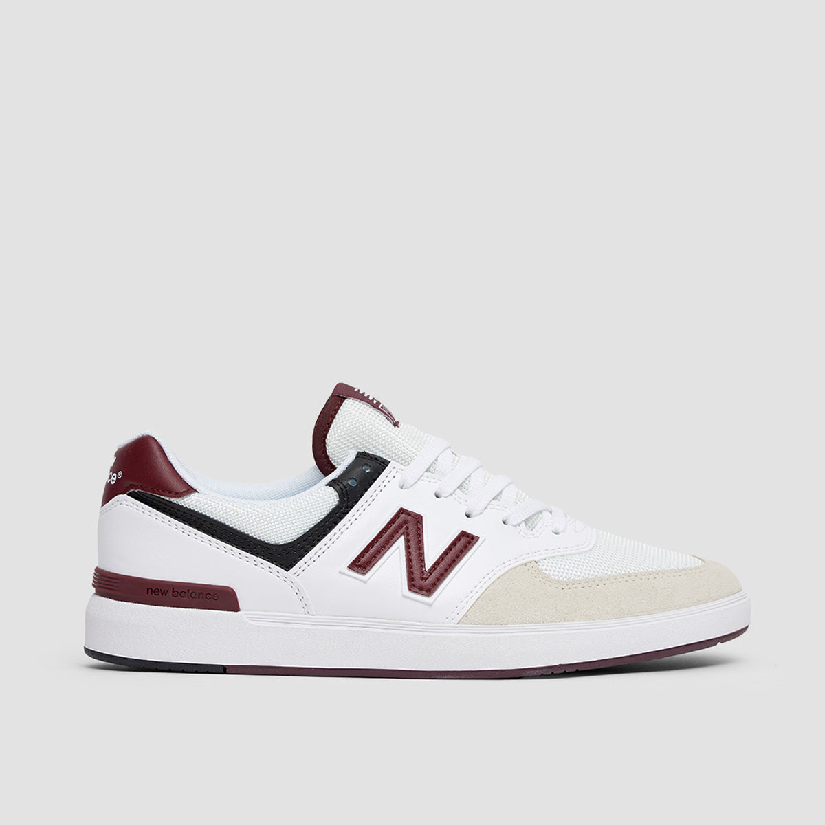 New Balance Court 574 Shoes White/Crimson
